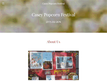 Tablet Screenshot of popcornfestival.net