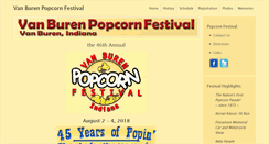 Desktop Screenshot of popcornfestival.org